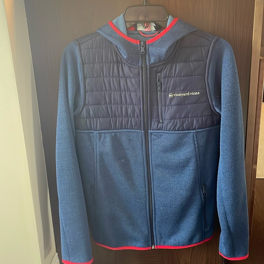 Vineyard Vines Zip Up Hoodie - boys size XL (16)